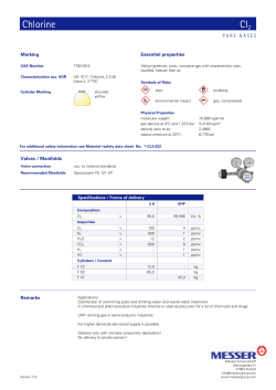 Chlorine - Messer Group
