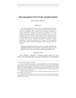 The Shadows of Future Generations