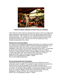 on site school presentations