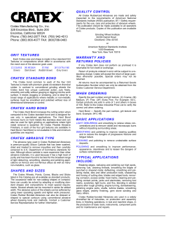 Cratex Rubber Brochure