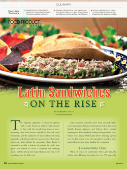 Latin Sandwiches