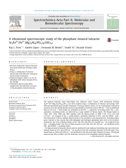 A vibrational spectroscopic study of the phosphate mineral lulzacite
