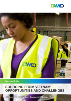 sourcing from vietnam: opportunities and challenges