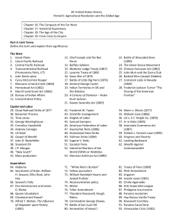 AP United States History Period 6: Agricultural Revolution and the