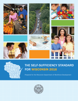 The Self-Sufficiency Standard for Wisconsin 2016