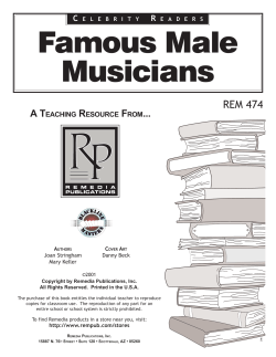 Famous Male Musicians