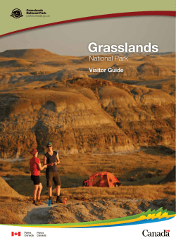 Grasslands - Parcs Canada