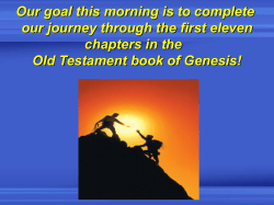 PowerPoint Slides - Genesis the Church