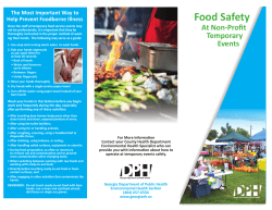 food safety brochure