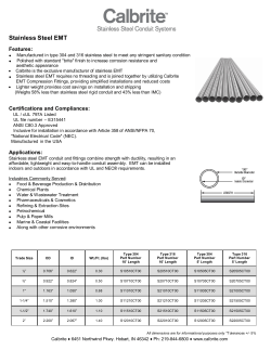 Stainless Steel EMT