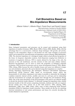 Cell Biometrics Based on Bio-Impedance Measurements