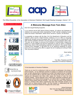 Adopt-a-School 2012 - Get Caught Reading