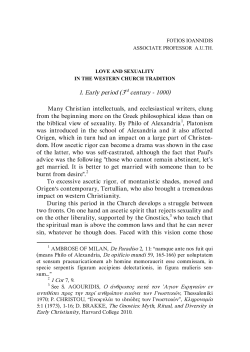 1. Early period (3rd century - 1000) Many Christian intellectuals, and