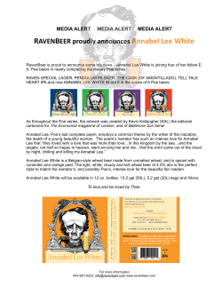 Press Release Annabel Lee-122414