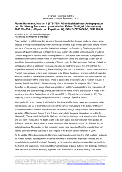 Florian Hartmann, Hadrian I. (772&ndash;795