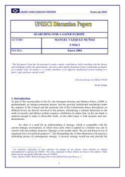 MANUEL V&Aacute;ZQUEZ MU&Ntilde;OZ UNISCI FECHA: Enero 2004 1
