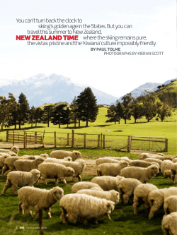 New Zealand Time - Paul Tolm&eacute;, journalist on the loose