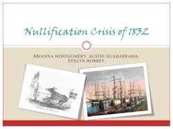 Nullification Crisis of 1832