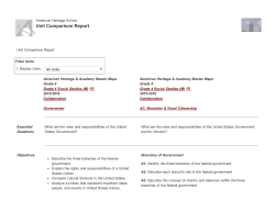 Unit Comparison Report - Rubicon International