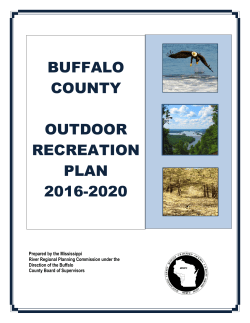 buffalo county outdoor recreation plan 2016-2020