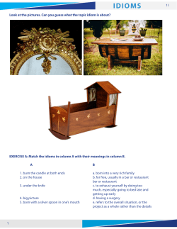 IDIOMS