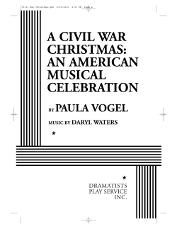 Civil War Christmas.qxd - Dramatists Play Service, Inc.