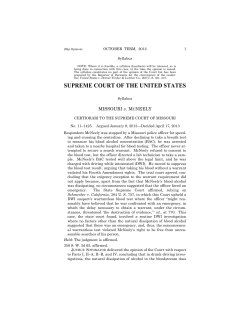 11-1425 Missouri v. McNeely