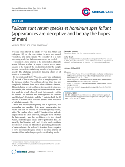 Fallaces sunt rerum species et hominum spes fallunt (appearances