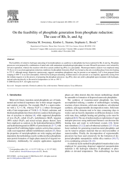 On the feasibility of phosphide generation from phosphate reduction
