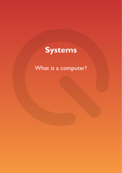 Systems - Computing At School