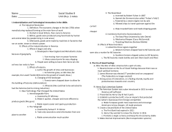 CC06A Sectionalism Notes