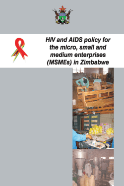 Ministry of Small and Medium Enterprises, HIV and AIDS Policy for