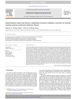 Experimental study and kinetics modeling of partial