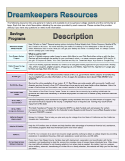 The following resource links are general in