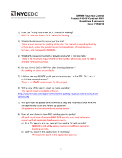1 BWMM Revenue Control Project # 6348/ Contract