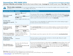 SummaCare: PPO 5620C BTA