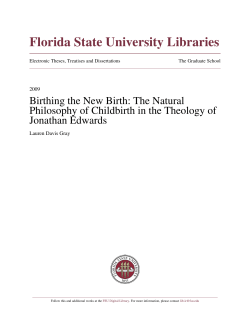 Birthing The New Birth: The Natural Philosophy Of