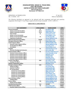 headquarters, group iv, texas wing civil air patrol united states air