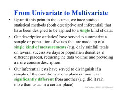 Covariance and the Pearson Correlation Coefficient