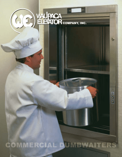 Waupaca Dumbwaiter Brochure