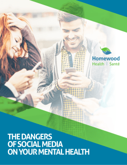 the dangers of social media on your mental health