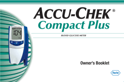Silver meter owner`s booklet English - Accu-Chek