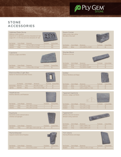 stone accessories - Sprenger Midwest