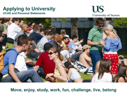Don`t - University of Sussex