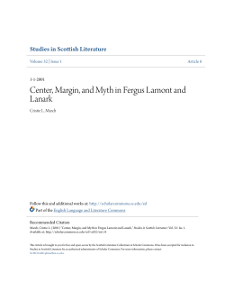 Center, Margin, and Myth in Fergus Lamont and Lanark