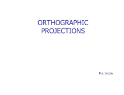 Orthographic Projections