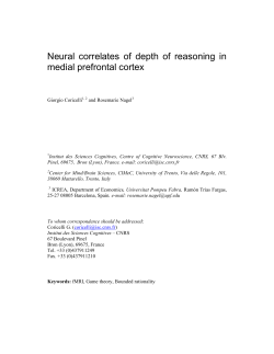 Neural correlates of depth of reasoning in medial prefrontal cortex