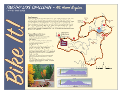 TIMOTHY LAKE CHALLENGE - Mt. Hood Region