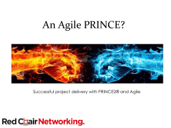 An Agile PRINCE? - Red Chair Networking