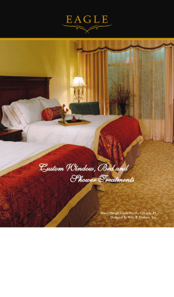 Custom Window, Bed and Shower Treatments